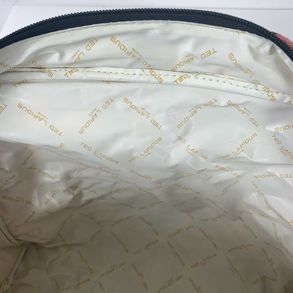 TED LAPIDUS Paris Floral Makeup Cosmetic Bag - Picture 5 of 7